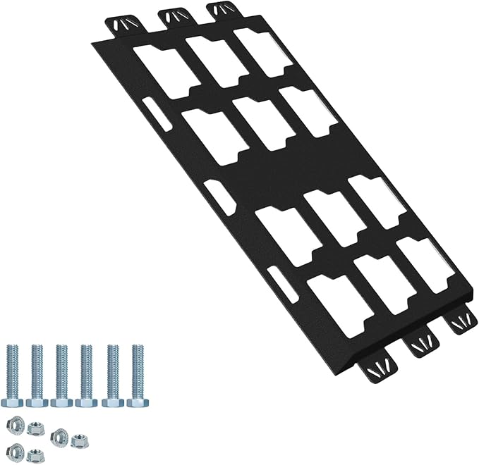 Mounting Plate Compatible With Packouts, 100 Lbs, Metal Base Plate For Tool Storage And Organization
