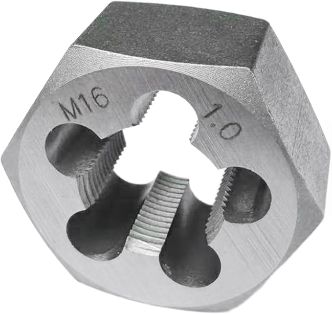 Yamesh M16 x 1.0 Hex Die Rethreading Die Thread Die Carton Steel For Right Hand