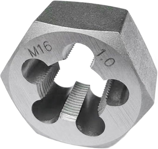 Yamesh M16 x 1.0 Hex Die Rethreading Die Thread Die Carton Steel For Right Hand