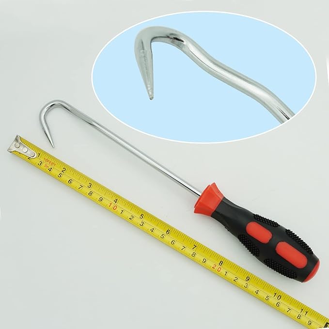 Hose Removal Hook Pick Set Pack of 4, 10" Hook, 8" Remover, Hose Puller Tool for Radiator Hoses