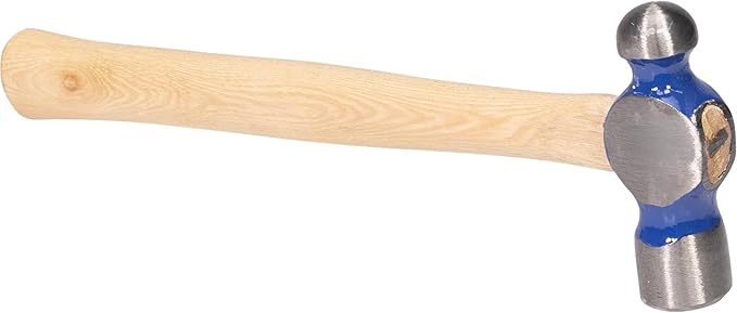 VAUGHAN Ball Pein Hammer, 16 oz, Hickory handle, American high carbon steel, TC016, VN15530
