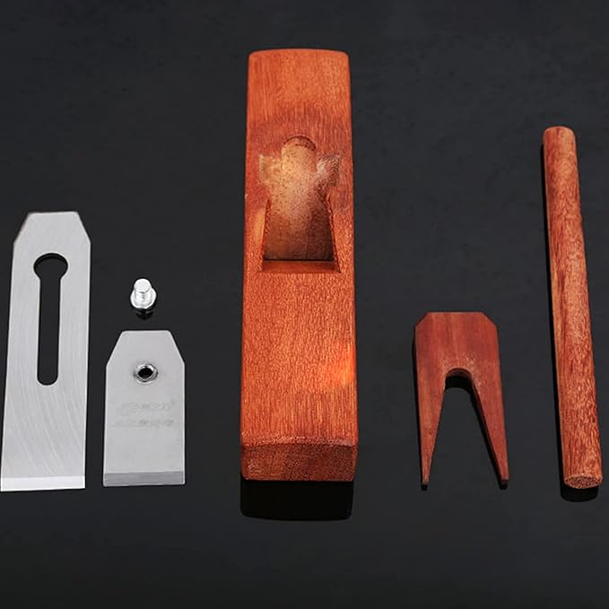 Hand Planer, Wooden Plane with Sandpaper for Woodworking,Jack Block Plane for wood surface,Hand planes for Wooden Carpenter, woodcraft, Smoothing,Trimming,polishing supplies (Style A)