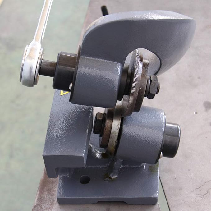 KAKA Industrial Throatless Sheet Metal Shear,0.079 Inch (2mm) metal shears 20-Gauge (0.036 Inch) Manual Bench Cutter for Steel, Aluminum, and Stainless Steel MMS-2