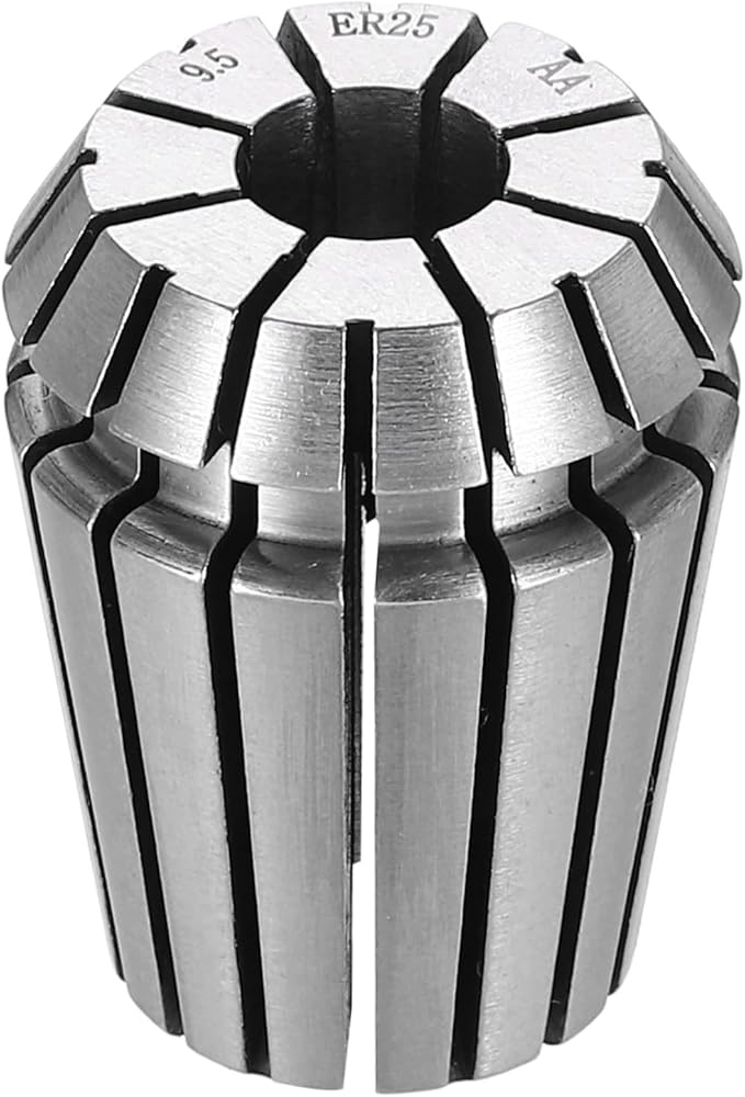 HARFINGTON Spring Collet Chuck ER25 9.5mm 65Mn Spring Steel Precision Router Collets for CNC Engraving Milling Lathe Tool
