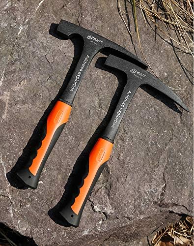 Forged Brick Hammer, Geologist Rock Pick, Bricklayer's/Mason's Hammer - 30 oz Masonary Tool with Forged Steel Construction & Shock Reduction Handle