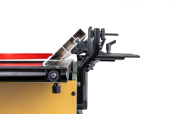 Cutech 40180HI 8-Inch Spiral Cutterhead Benchtop Jointer with Cast Iron Tables, 16 TC Inserts, Extra Long 24" Aluminum Fence, Additional 7-3/8" Fence Brackets, and a 10-amp Motor