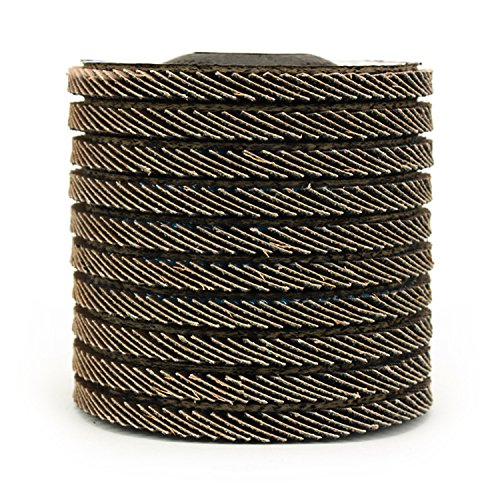 BHA Grinding and Sanding Flap Discs T27, 4-1/2" x 7/8", 60 Grit - 10 Pack