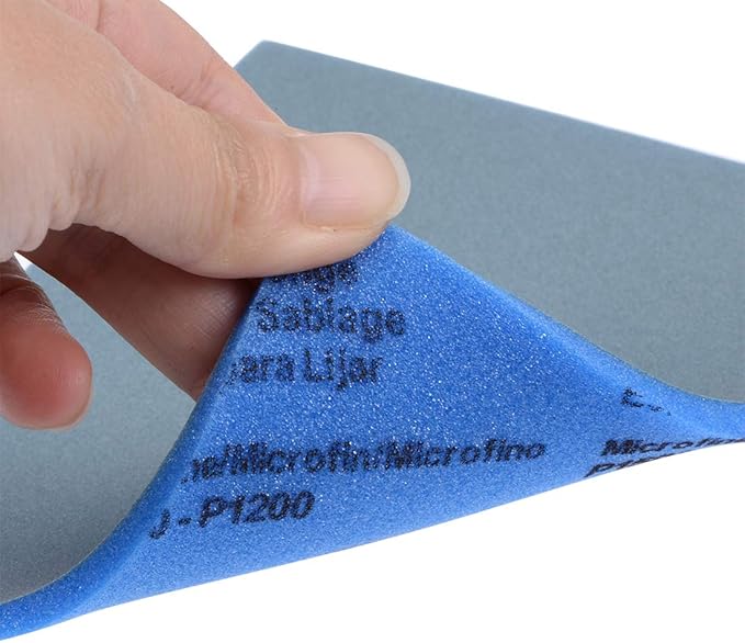 uxcell Sanding Sponge Block, 1200-1500 Grit, 136mm x 113mm x 4mm