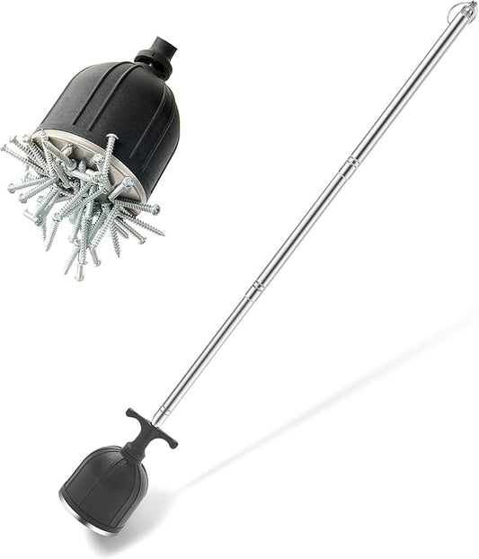 Magnetic Pickup Tool 竊?0LB Heavy Duty Magnet Stick with Handle, Extendable Magnet Wand for Nails, Screws & Metal Objects, Strong Magnetic Tool for Mechanics, Handyman, Garage & Home Use(Black)
