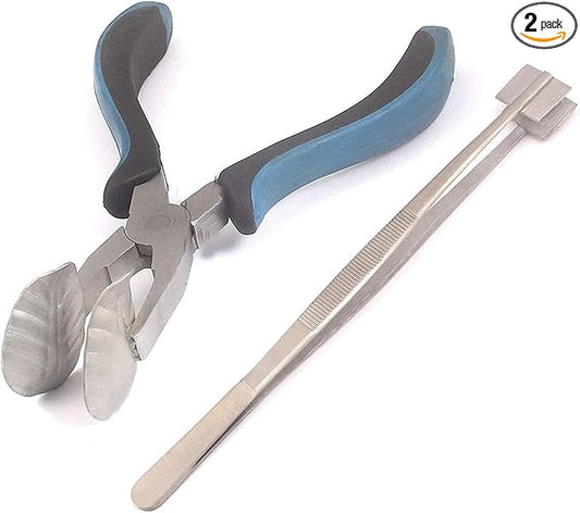 Masher Pliers Tweezer And Leaf Mashing Pliers For Glass Work for Educational Use