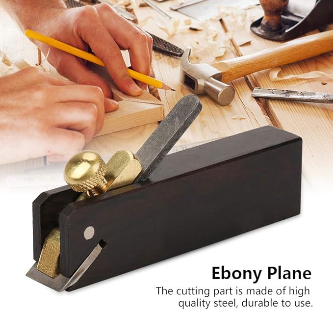 Wood Planer, 3 * 0.5 * 0.8in Hand Plane, Micro Planer Suitable for Making Small Wooden Products and Performing Detailed Woodworking Repairs