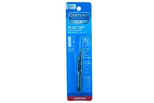 Century Drill & Tool 95306 Machine Screw Tap & Drill, 10-24NC