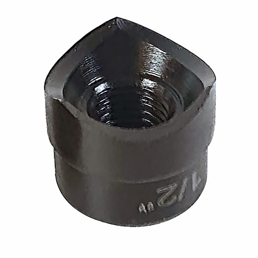 AMZCNC 1/2" Conduit Punch and Die for Hydraulic Knock Out Driver 7/16"-20UN Thread ((Conduit Hole Size) 1/2")(Actual Hole Size: 0.89")