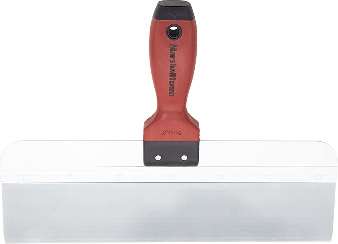MARSHALLTOWN DuraSoft Taping Knife, 14 Inch Stainless Steel Blade, Made in the USA, For Drywall Finishing, 3514SD