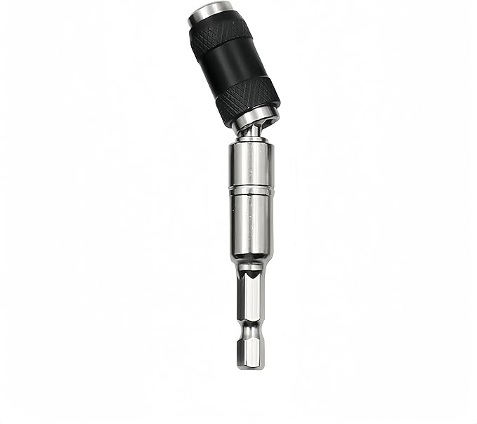 1/4 inch Pivoting Bit Tip Holder, Hex Magnetic Drill Bit Quick Change Drive Guide Drill Bit Holder for Tight Spaces Magnetic Bit Tip Holder