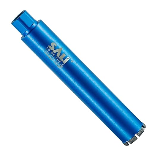 SALI Wet Diamond Core Drill Bits 2-3/4"/70mm Diameter, 15"/380mm Drilling Depth Concrete Core Drill Bit, 1-1/4-7" Thread Core Bit Turbo Laser-Welded Segments with Rebar, Brick, Block, Masonry, Stone