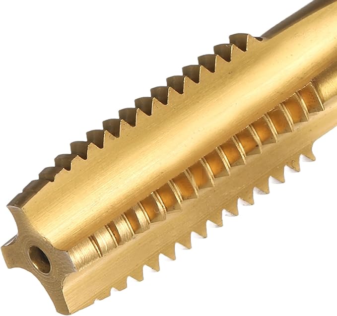 uxcell Metric Thread Tap M14 x 2 H2 120mm Straight Flute Screw Thread Milling Machine Taps Threading Tapping Repair Tool