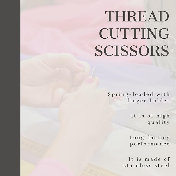 Professional Fabric Scissors 9'' & Small Scissors |2 Pcs Heavy Duty Sewing Scissor with High Carbon Steel Blade for Tailoring Crafts Industrial Strength Use
