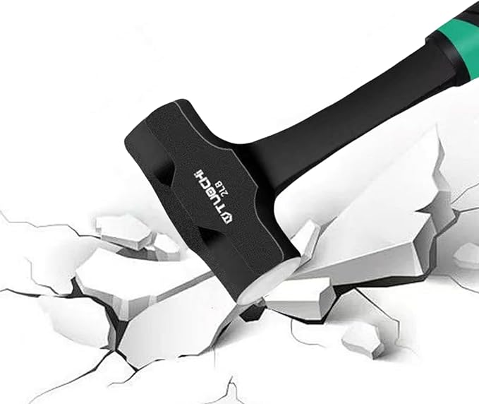Generic BESTECC 2lb Sledge Hammer, mini Strike Drilling Crack Sledgehammer with No-Slip Cushion Grip 2 Pound