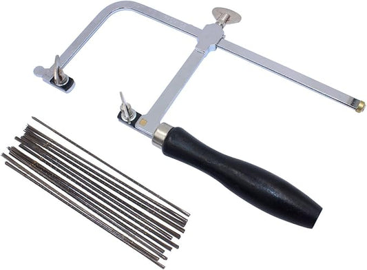 Jeweler's Saw Frame Adjustable with 144 Blades Professional Jewelry Making Kit