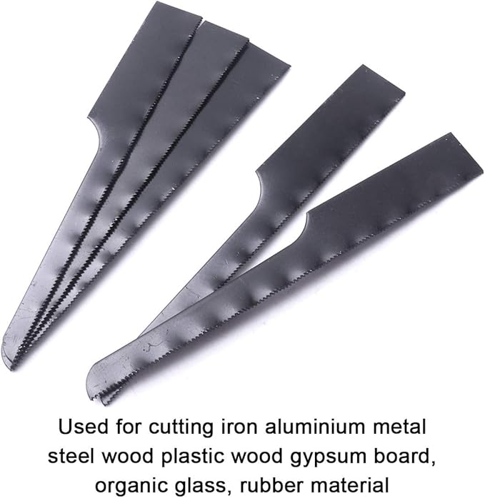 Atoplee 5pcs Reciprocating Air Saw Blades, Bi-Metal Hacksaw Blades Power Cutting Tool Air Body Saw Hacksaw Blades Tools (32T)