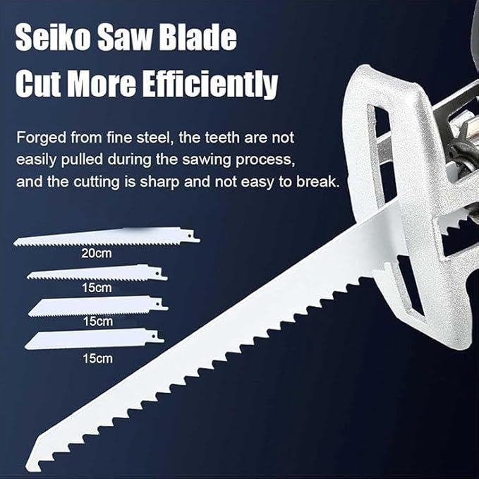 2025 Home Lightweight Electric Bone And Meat Saw - Commercial Reciprocating Saws, 5 Saw Blades,3000mAh Battery, Built-in Safety Lock | For Cutting Bones And Meat