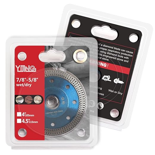 2Pc/Lot YIJING Diamond Tile Saw Blade Diamond Blade 4.5" for Cutting Stone Porcelain Tile Ceramic