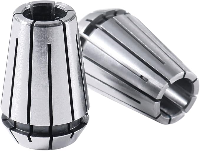 Accusize Industrial Tools 12 Pc Er-20 Collet Set, Size from 1/16'' up to 1/2'' in Fitted Strong Alunimum Box, 0223-0799