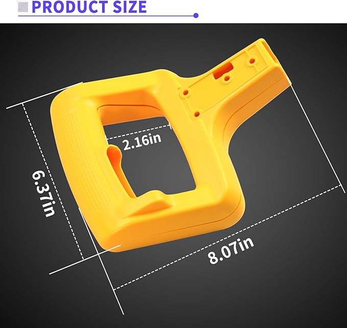 153755-01 Miter Saw Clamshell Handle Compatible with Dewalt Miter Saw DW708 Handle,Fits DW708 Type 1, DW708 Type 3, DW708 Type 4, DW708-B2 Type 2,DW708-BR Type 2 Grip Clamshell