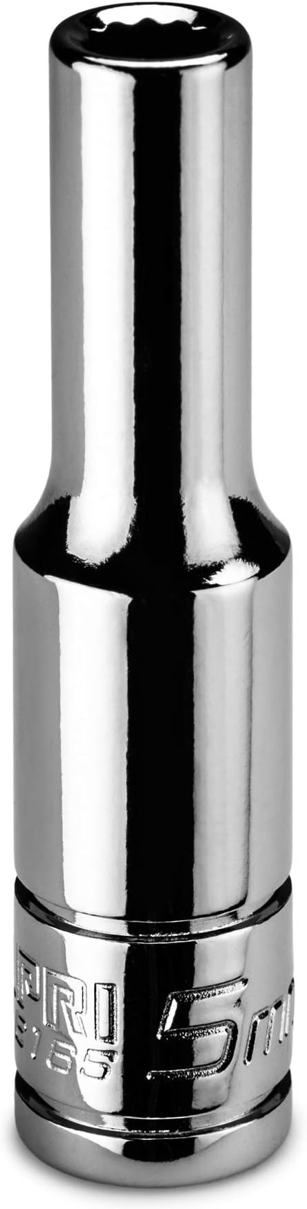 Capri Tools 5 mm Deep Socket, 1/4 in. Drive, 12-point, Metric