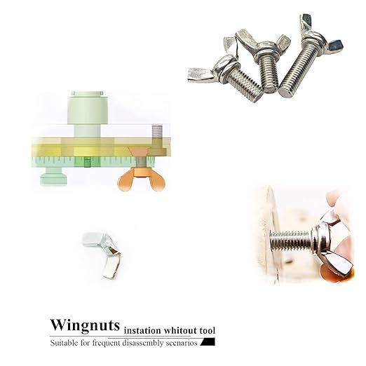 30 PCS 1/4-20 Inch Wingnuts, Quality Carbon Steel Wing Nuts Zinc Plated Fasteners Parts Butterfly Nut, Hand Twist Tighten Hardware Nuts Butterfly Wing-Nut 1/4-20??Assorted Kit