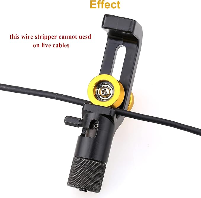 GROWORD 8-28.6MM Cable Stripper - FTTH Armored Fiber Cable Stripping Knife, Radial Cutter, Slitter Tools for Stripping Fiber Optic Cable Jackets