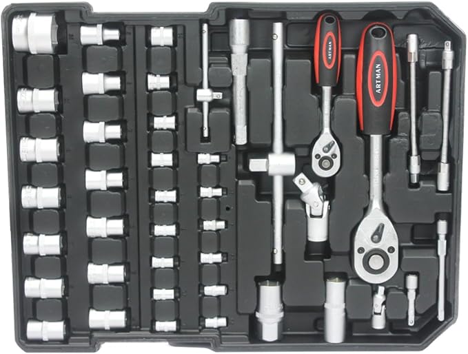 899PCS Tool Set, Complete Tool Box Set Hand Tool Set with Tool Box, Household Tool Kit with Rolling Tool Box, Mechanic Tool Set Rolling Tool Set for Home/Auto Repair Tool Set - Silver