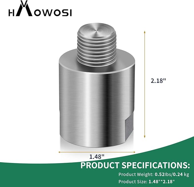 Lathe Headstock Spindle Adapter,Converts 1" x 8TPI to 3/4" x 16TPI for Woodworking Lathe