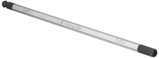 Wera 05002946001 Vario 84 Hexagon Combination Blade for Vario Handle Screwdriver, 6mm Head, 175mm Blade Length