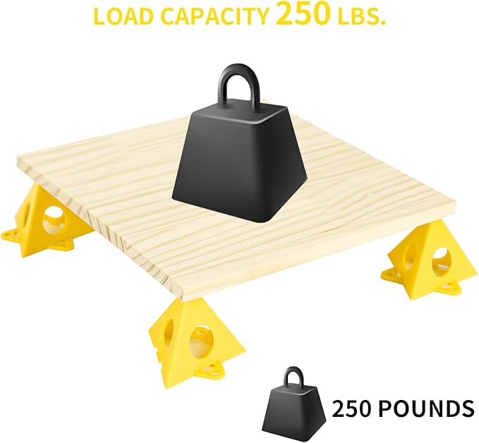 36pcs Painters PyramidStands - Paint Triangle Stands竊똏aint Stands for Painting竊똌ini Cone Paint Stands for Cabinet and Door Risers Support (36)