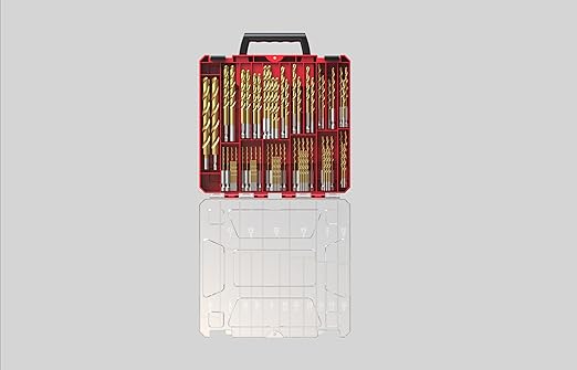 Disston BLU-MOL Xtreme 115PC Drill BIT Set 17 Round and HEX Drill BIT Sizes E0100504