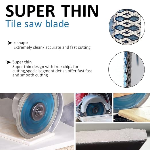 2Pc/Lot YIJING Diamond Tile Saw Blade Diamond Blade 4.5" for Cutting Stone Porcelain Tile Ceramic