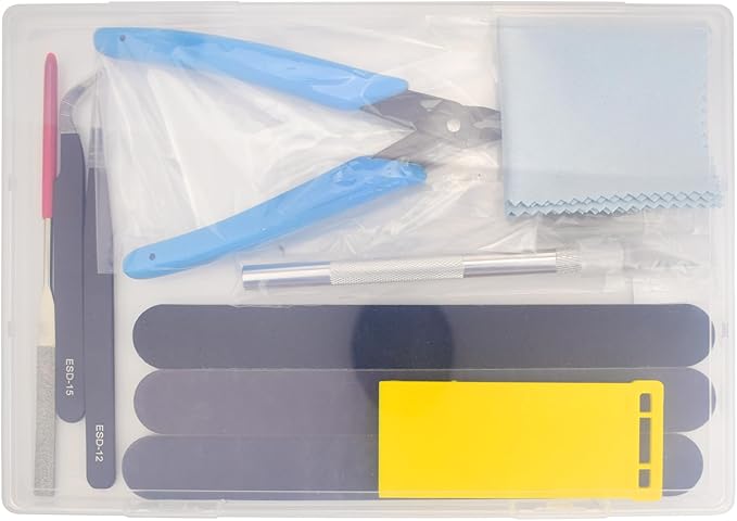 ZIIYAN 10Pcs Model Tools Craft Set Hobby Building Tools Kit for Gundam Basic Model Assembling, Building and Repairing