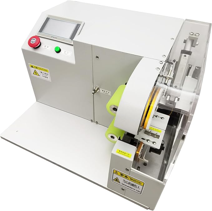 Banfluxion 110V Automatic Tape Winding Machine 4500r/min Wire Harness Tape Winding Machine 3.9" Maximum Tape Diameter 3mm-25mm Wire Diameter