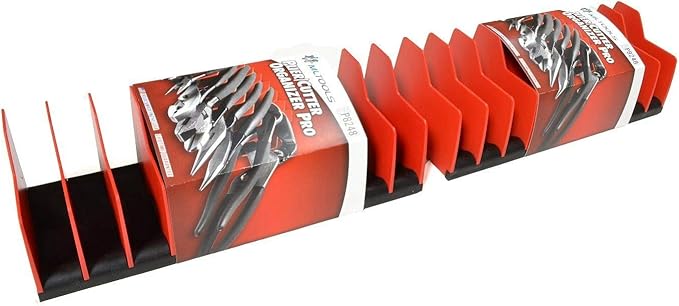 MLTOOLS Pliers Pro Premium No-Slip Organizer, 2-Pack Holds 20 Tools of Any Size, Rubber Base Keeps Tools in Place, Fuel & Solvent Resistant Tool Holder ??Made in USA