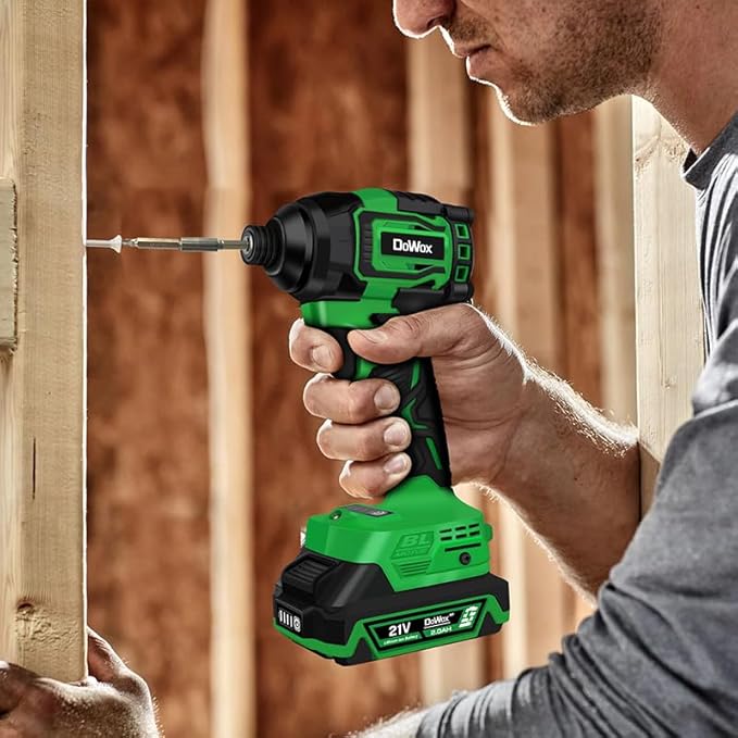 21V MAX Brushless Impact Driver Kit (2035 In-lbs) with 1/4" Hex Chuck, 4-Speed & 24 PCS Bits/Sockets - Heavy Duty for Repairs, Rusted Screws, Frozen Bolts | Makita Battery Compatible