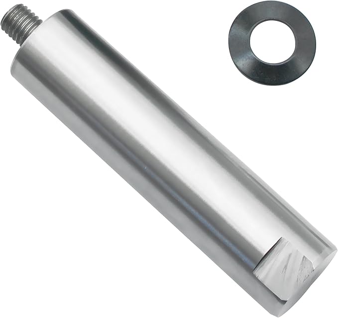 1" Dia Post with 6" Total Length for Wood Lathe Tool Rest Including Thread, M10X1.5 Thread