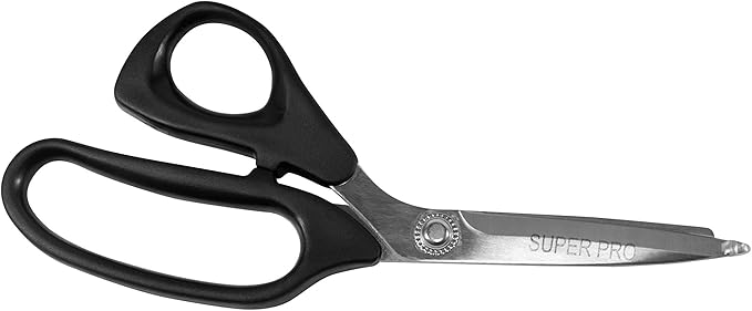 MUELLER Sports Medicine Super Pro 21L Medical Scissors, Left-Handed, Stainless Steel Trauma Shears, For Quick & Safe Tape Removal, Black/Silver