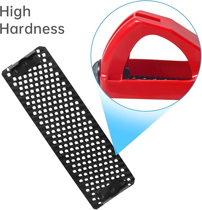 5.5" Curved Flat Standard Cut Replacement Blade, Steel Shaver Cheesegrater Rasp for Surform Pocket Plane, Dent Repairs, Wood Fiberglass, Shaping Curved Surfaces Hand Plane Scraper