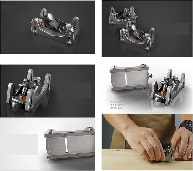 Mini Hand planer, Block Hand Plane,Wood plane, Bridge City HP-8,Perfect for Woodworking, Trimming, Wood Planing, Surface Smoothing