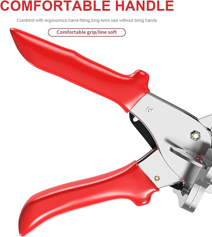 GARTOL Miter Shears 22.5째-135째 Adjustable ??Precision Angle Cutter for Molding, Shoe Molding, Quarter Round, PVC, Wood Trim, MDF, Heavy-Duty Multi-Angle Cutting Tool with SK5 Steel Blade & Spare Blade