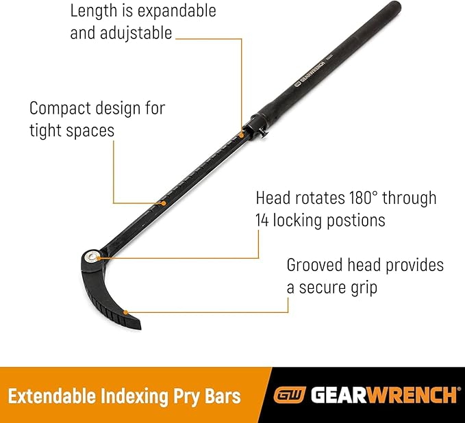 GEARWRENCH 29-48" Extendable Pry Bar - 82248