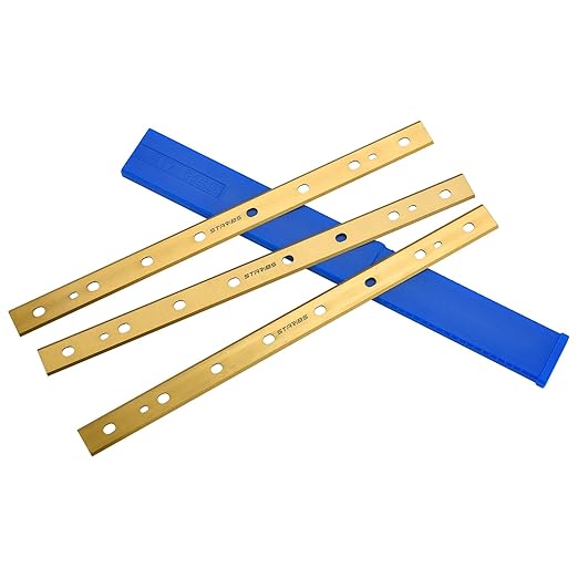 13 Inch Titanium Planer Blades for DW735, DW735X, Replacement for DW7352, Titanium-Coated Knives, Set of 3