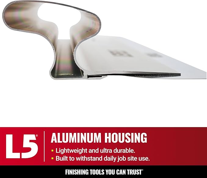 LEVEL5 Drywall Skimming Blade Set | 10, 24 & 32 Inch Skimming Blades | Ergonomic Aluminum Body | Replaceable 0.3mm German Stainless Steel Blade | for Smoothing Walls and Ceilings | 5-444